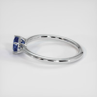 0.82 Ct. Sapphire Ring, 14K White Gold 4