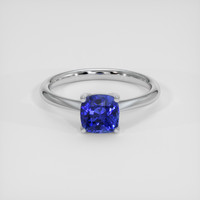 1.69 Ct. Blue Sapphire Ring, 14K White Gold 1