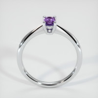 0.32 Ct. Sapphire Ring, 14K White Gold 3