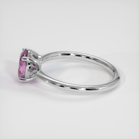 1.01 Ct. Pinkish Purple Sapphire Ring, 14K White Gold 4