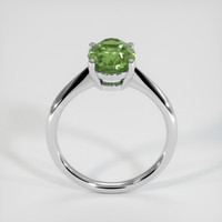2.84 Ct. Yellowish Green Sapphire Ring, 14K White Gold 3