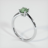 1.00 Ct. Sapphire Ring, 14K White Gold 2