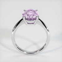 3.22 Ct. Pinkish Purple Sapphire Ring, 14K White Gold 3