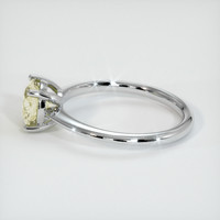 1.19 Ct. Yellow Sapphire Ring, 14K White Gold 4