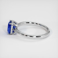 1.82 Ct. Blue Sapphire Ring, 18K White Gold 4