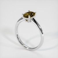 1.15 Ct. Gemstone Ring, 18K White Gold 2
