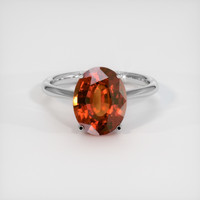 5.16 Ct. Gemstone Ring, 18K White Gold 1