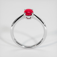 1.21 Ct. Ruby Ring, 18K White Gold 3