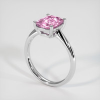 2.04 Ct. Sapphire Ring, 18K White Gold 2