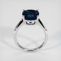 5.33 Ct. Sapphire Ring, 18K White Gold 3