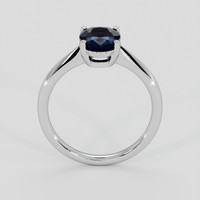 1.65 Ct. Blue Sapphire Ring, 18K White Gold 3