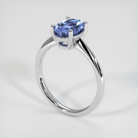 1.97 Ct. Bi Color Sapphire Ring, 18K White Gold 2