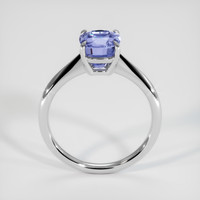 3.02 Ct. Violet Sapphire Ring, 18K White Gold 3