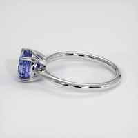 3.02 Ct. Violet Sapphire Ring, 18K White Gold 4