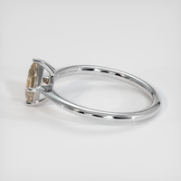 1.06 Ct. Sapphire Ring, 18K White Gold 4