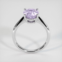 3.17 Ct. Purple Sapphire Ring, 18K White Gold 3