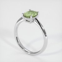 1.87 Ct. Sapphire Ring, 18K White Gold 2