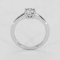 0.96 Ct. White Sapphire Ring, 18K White Gold 3