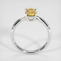 0.99 Ct. Sapphire Ring, 18K White Gold 3