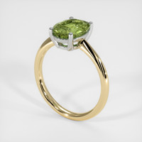 2.25 Ct. Gemstone Ring, 14K White & Yellow 2