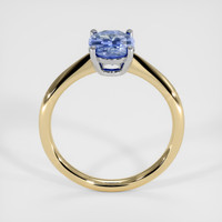 1.70 Ct. Blue Sapphire Ring, 14K White & Yellow 3