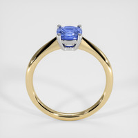 1.31 Ct. Blue Sapphire Ring, 14K White & Yellow 3