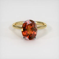 5.16 Ct. Gemstone Ring, 18K White & Yellow 1