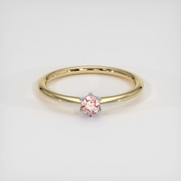 0.27 Ct. Sapphire Ring, 18K White & Yellow 1