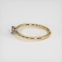 0.27 Ct. Sapphire Ring, 18K White & Yellow 4