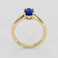 1.66 Ct. Blue Sapphire Ring, 10K Yellow Gold 3