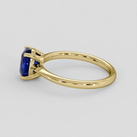 1.66 Ct. Blue Sapphire Ring, 10K Yellow Gold 4