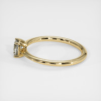 0.77 Ct. Grey Sapphire Ring, 10K Yellow Gold 4