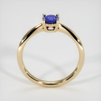 0.44 Ct. Blue Sapphire Ring, 14K Yellow Gold 3