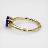 0.76 Ct. Sapphire Ring, 14K Yellow Gold 4