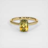 1.52 Ct. Bi Color Sapphire Ring, 14K Yellow Gold 1