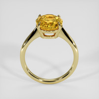 3.87 Ct. Yellow Citrine Ring, 14K Yellow Gold 3