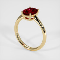 2.10 Ct. Gemstone Ring, 14K Yellow Gold 2