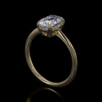 2.51 Ct. Gemstone Ring, 14K Yellow Gold 2