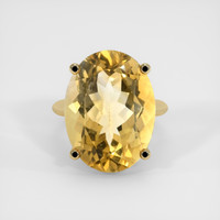 16.27 Ct. Gemstone Ring, 14K Yellow Gold 1