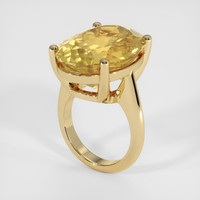 16.27 Ct. Gemstone Ring, 14K Yellow Gold 2