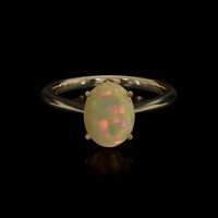 1.66 Ct. Gemstone Ring, 14K Yellow Gold 1