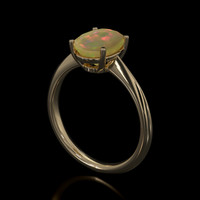 1.66 Ct. Gemstone Ring, 14K Yellow Gold 2