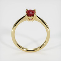 1.08 Ct. Ruby Ring, 14K Yellow Gold 3