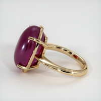 24.98 Ct. Ruby Ring, 14K Yellow Gold 4