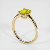 1.35 Ct. Yellow Sapphire Ring, 14K Yellow Gold 2