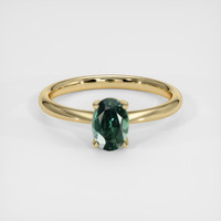 1.10 Ct. Sapphire Ring, 14K Yellow Gold 1