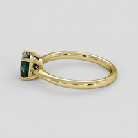 1.46 Ct. Bluish Green Sapphire Ring, 14K Yellow Gold 4