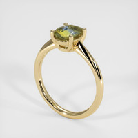 1.13 Ct. Bi Color Sapphire Ring, 14K Yellow Gold 2