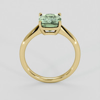4.03 Ct. Green Sapphire Ring, 14K Yellow Gold 3