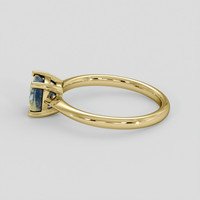 1.11 Ct. Bi Color Sapphire Ring, 14K Yellow Gold 4